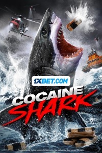 Cocaine Shark (2023) Hindi Dubbed poster