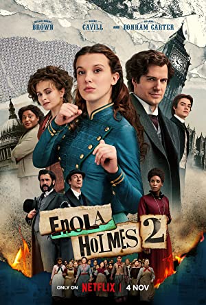 Enola Holmes 2 (2022) Hindi Dubbed poster