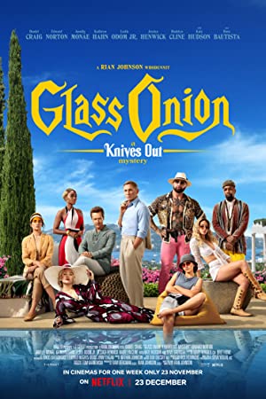 Glass Onion A Knives Out Mystery (2022) Hindi Dubbed poster