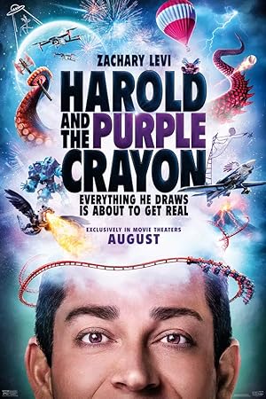 Harold and the Purple Crayon (2024) Hindi Dubbed poster