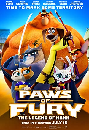 Paws of Fury The Legend of Hank (2022) Hindi Dubbed poster